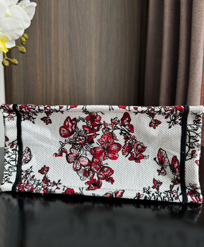 Christian Dior Small Dior Book Tote Red